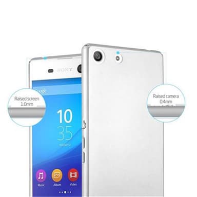 Deksel Sony Xperia M5 Case Cover (sølv)