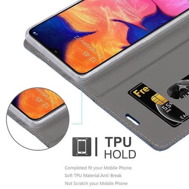 Samsung Galaxy A10 / M10 lommebokdeksel etui (blå)