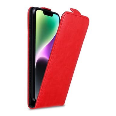 iPhone 14 PLUS deksel flip cover (rød)