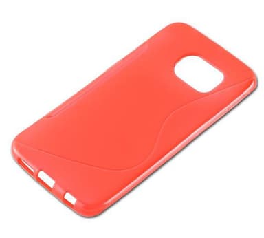 Samsung Galaxy S6 EDGE silikondeksel case (rød)