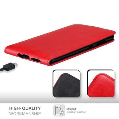 Nokia 8 Sirocco deksel flip cover (rød)