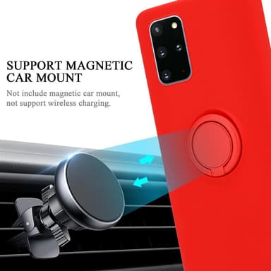 Deksel Samsung Galaxy S20 PLUS Ring Case (rød)