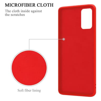 Deksel Samsung Galaxy S20 PLUS Ring Case (rød)