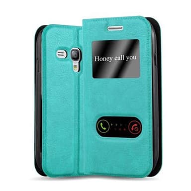 Samsung Galaxy S3 MINI lommebokdeksel cover (turkis)