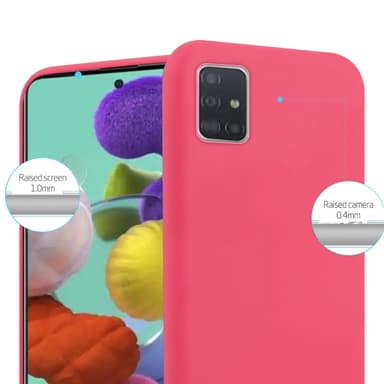 Deksel Samsung Galaxy A72 4G / 5G Silikon cover (rød)
