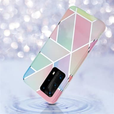 Huawei P40 lommebokdeksel etui (rosa)
