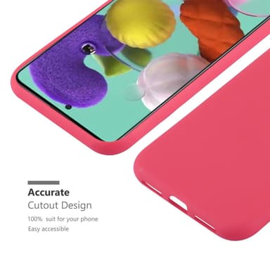 Deksel Samsung Galaxy A72 4G / 5G Silikon cover (rød)