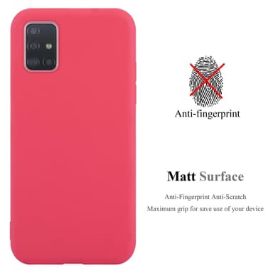 Deksel Samsung Galaxy A72 4G / 5G Silikon cover (rød)
