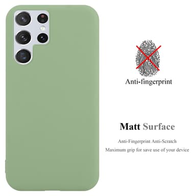 Deksel Samsung Galaxy S22 ULTRA Silikon cover (grønn)