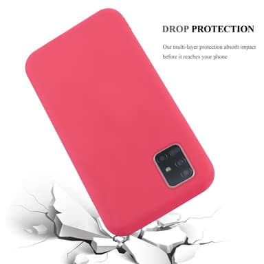 Deksel Samsung Galaxy A72 4G / 5G Silikon cover (rød)
