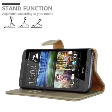 HTC Desire 820 lommebokdeksel etui (brun)