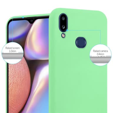 Deksel Samsung Galaxy A10s / M01s Silikon cover (grønn)