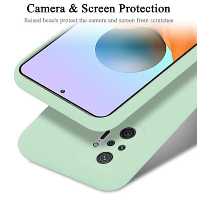 Xiaomi RedMi NOTE 10 PRO silikondeksel case (grønn)