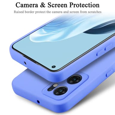 OPPO Find X5 Lite silikondeksel case (Lilla)