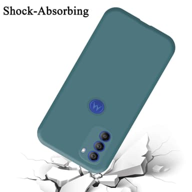 Motorola MOTO G51 5G silikondeksel case (Grønn)