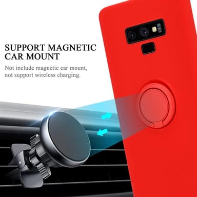 Deksel Samsung Galaxy NOTE 9 Ring Case (rød)