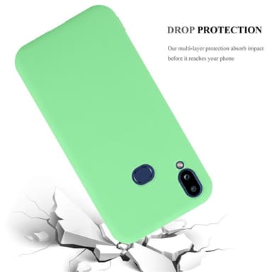 Deksel Samsung Galaxy A10s / M01s Silikon cover (grønn)