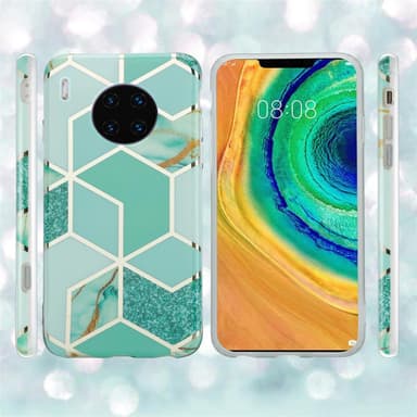 Huawei MATE 30 PRO lommebokdeksel etui (grønn)