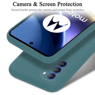 Motorola MOTO G51 5G silikondeksel case (Grønn)