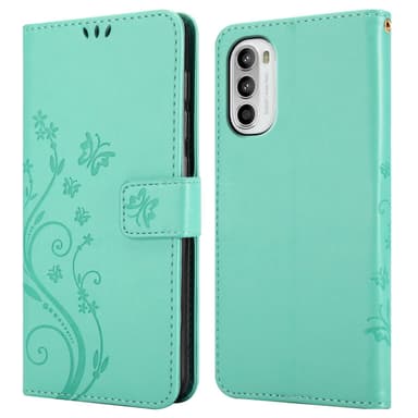 Motorola MOTO G52 4G / G82 5G lommebokdeksel Blomster