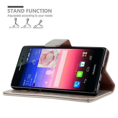 Huawei ASCEND P7 lommebokdeksel etui (brun)