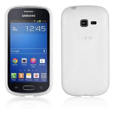 Samsung Galaxy TREND LITE Deksel Case Cover (hvit)