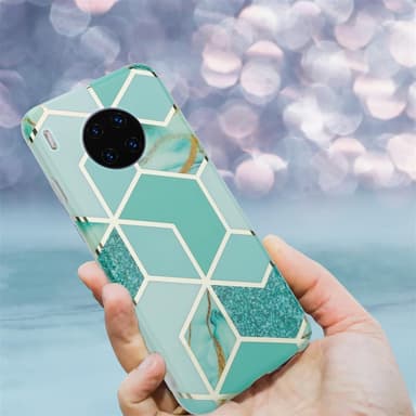 Huawei MATE 30 PRO lommebokdeksel etui (grønn)