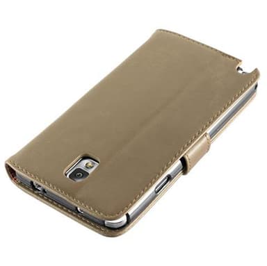 Samsung Galaxy NOTE 3 lommebokdeksel etui (brun)