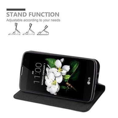 LG K7 2017 lommebokdeksel case (svart)