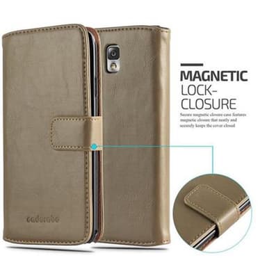 Samsung Galaxy NOTE 3 lommebokdeksel etui (brun)