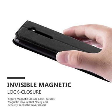 LG K7 2017 lommebokdeksel case (svart)