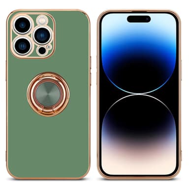 iPhone 14 PRO MAX silikondeksel case (grønn)