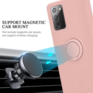 Deksel Samsung Galaxy NOTE 20 Ring Case (rosa)