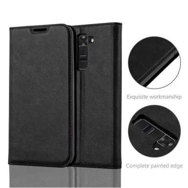 LG K7 2017 lommebokdeksel case (svart)