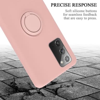 Deksel Samsung Galaxy NOTE 20 Ring Case (rosa)