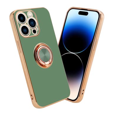 iPhone 14 PRO MAX silikondeksel case (grønn)