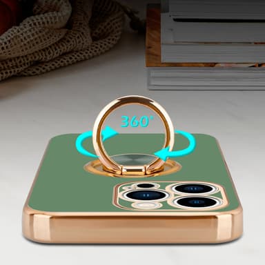 iPhone 14 PRO MAX silikondeksel case (grønn)