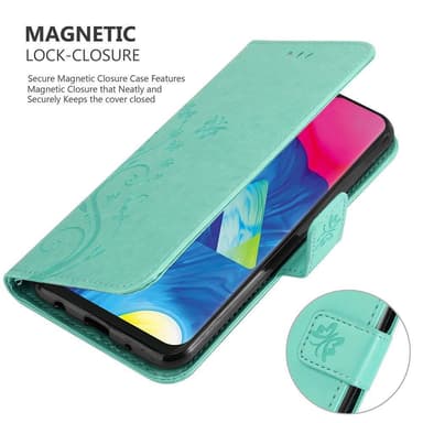 Samsung Galaxy A10 / M10 lommebokdeksel Blomster