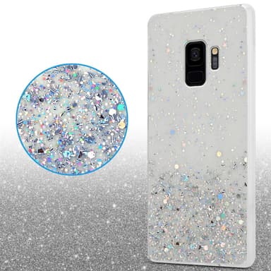 Samsung Galaxy S9 Silikondeksel Glitter (gjennomsiktig)