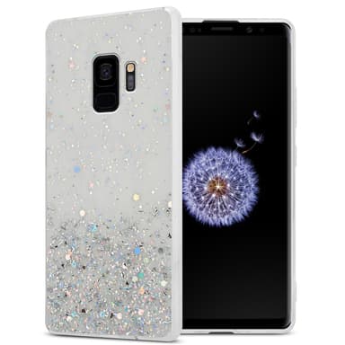 Samsung Galaxy S9 Silikondeksel Glitter (gjennomsiktig)