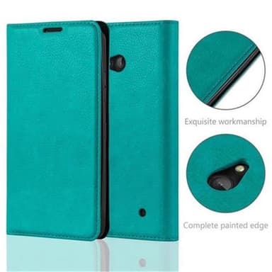 Nokia Lumia 640 lommebokdeksel case (turkis)
