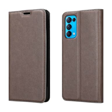 Oppo FIND X3 LITE lommebokdeksel case (brun)