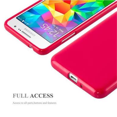 Samsung Galaxy GRAND PRIME Deksel Case Cover (rød)