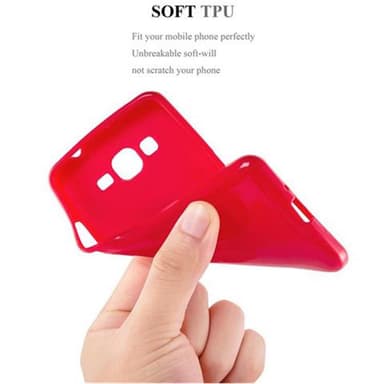 Samsung Galaxy GRAND PRIME Deksel Case Cover (rød)