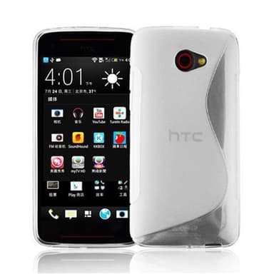 HTC BUTTERFLY S silikondeksel case (gjennomsiktig)