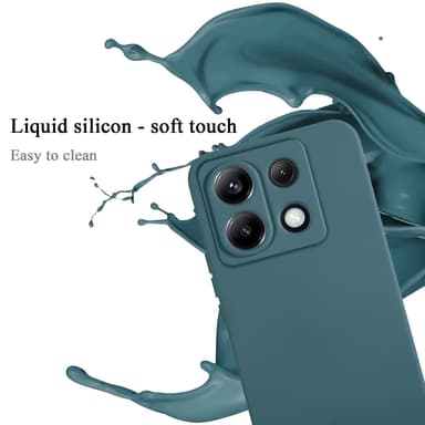 Xiaomi Poco X6 silikondeksel case (Grønn)