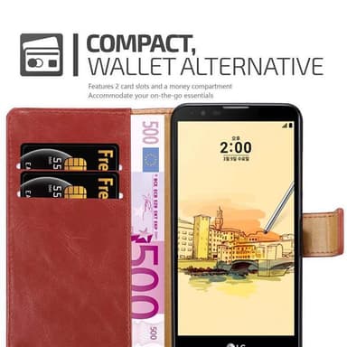LG STYLUS 2 lommebokdeksel etui (rød)