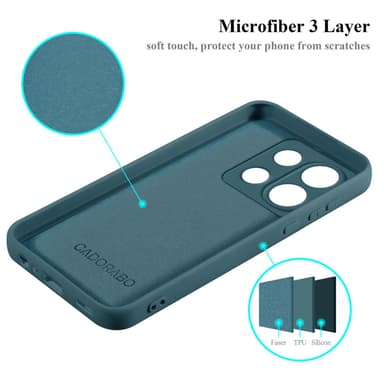 Xiaomi Poco X6 silikondeksel case (Grønn)