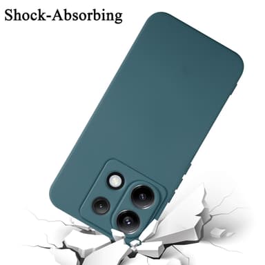 Xiaomi Poco X6 silikondeksel case (Grønn)