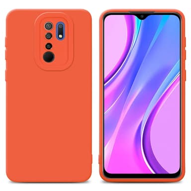 Xiaomi RedMi 9 Deksel case (oransje)